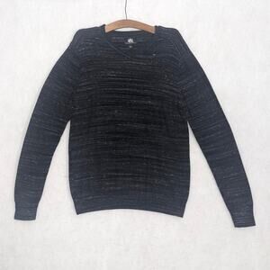 ROCK & REPUBLIC Marled Charcoal Pullover Knit Sweater  Men's Size L